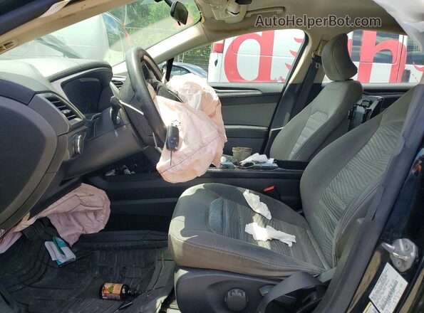 1FA6P0G73G5111895 2016 FORD FUSION Черный Вид салона спереди