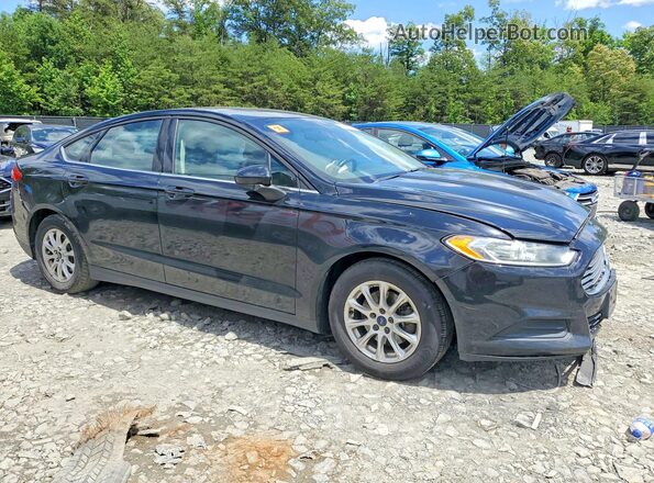 1FA6P0G73G5111895 2016 FORD FUSION Черный Передняя правая четверть