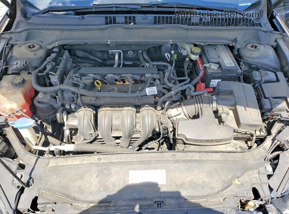 1FA6P0G73G5111895 2016 FORD FUSION Черный Вид задней части салона