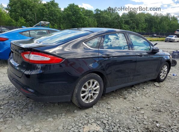 1FA6P0G73G5111895 2016 FORD FUSION Черный Задняя правая четверть