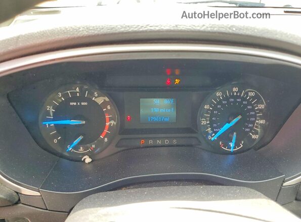 1FA6P0G73G5111895 2016 FORD FUSION Черный Вид щитка приборов