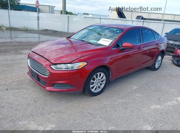1FA6P0G7XG5113563 2016 FORD FUSION Maroon Vista tres cuartos delantera izquierda
