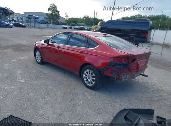 1FA6P0G7XG5113563 2016 FORD FUSION Maroon Trasero izquierdo