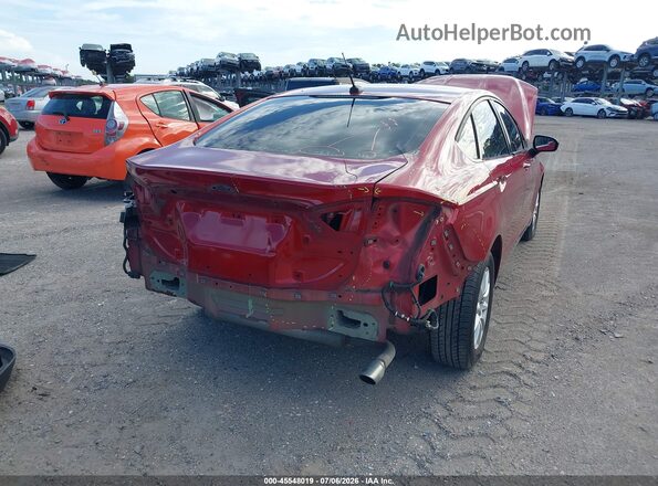 1FA6P0G7XG5113563 2016 FORD FUSION Maroon Vista frontal