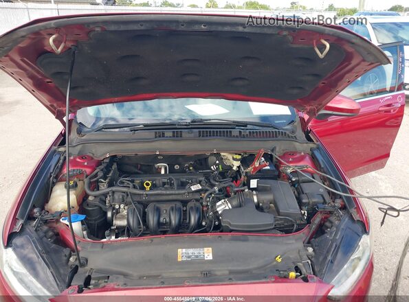 1FA6P0G7XG5113563 2016 FORD FUSION Maroon Vista trasera
