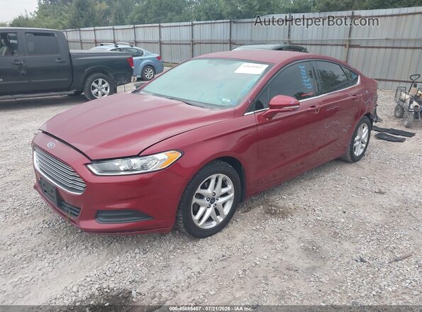 1FA6P0H75G5126476 2016 FORD FUSION Red წინა მარცხენა ხედი სამი მეოთხედიდან