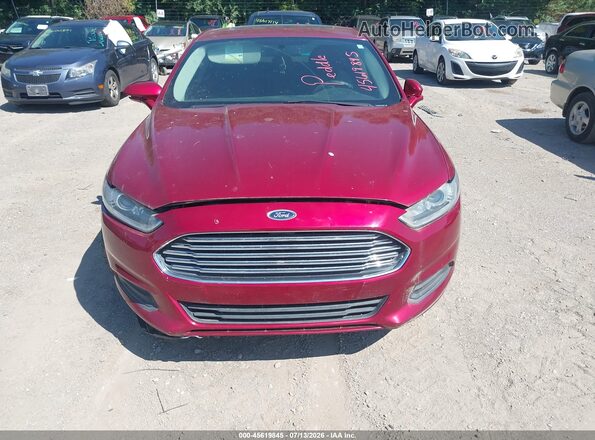 1FA6P0H77G5114958 2016 FORD FUSION Red Вид спереду