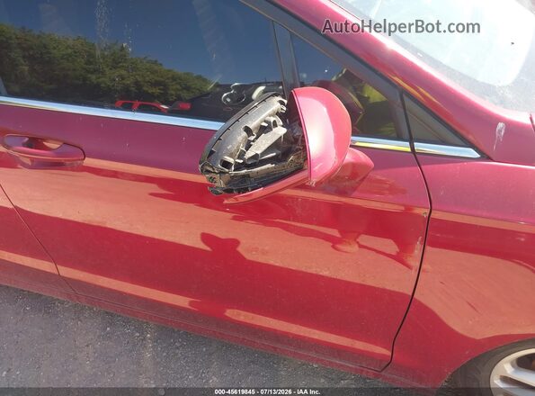 1FA6P0H77G5114958 2016 FORD FUSION Red Вид щитка приладів