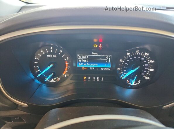 1FA6P0HD2G5107342 2016 FORD FUSION Silver ხელსაწყოთა პანელის ხედი