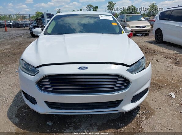 1FA6P0HD2G5129955 2016 FORD FUSION White Vista del cuadro de instrumentos
