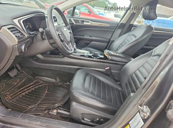 1FA6P0HD9G5120685 2016 FORD FUSION Gray Вид салону спереду