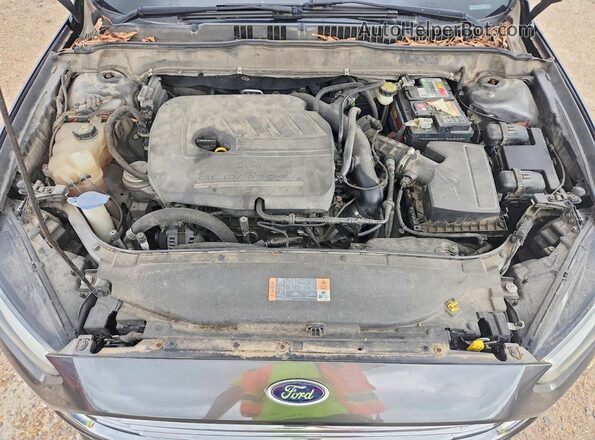 1FA6P0HD9G5120685 2016 FORD FUSION Gray Вид задньої частини салону