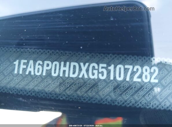 1FA6P0HDXG5107282 2016 FORD FUSION Green Вид підкапотного простору