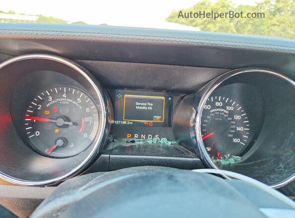 1FA6P8AM0G5200952 2016 FORD MUSTANG Black Սարքավորումների վահանակի տեսք