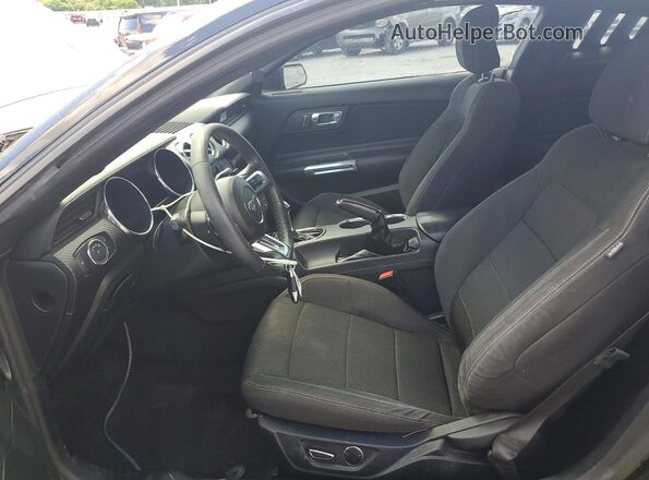 1FA6P8AM0G5289809 2016 FORD MUSTANG Black Вид салону спереду