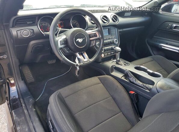 1FA6P8AM0G5289809 2016 FORD MUSTANG Black Вид панелі приладів