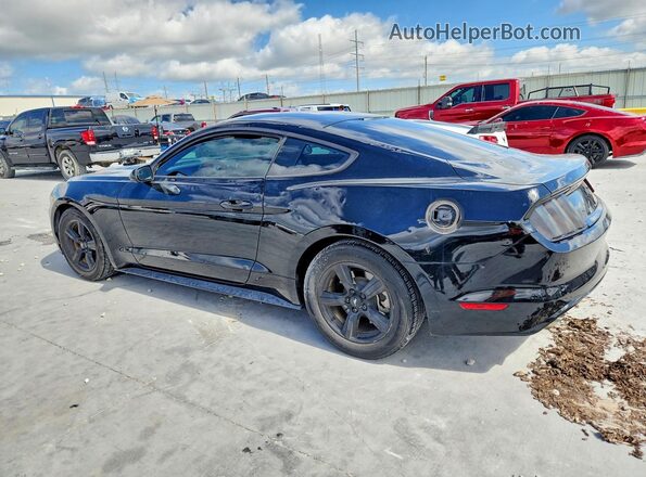 1FA6P8AM0H5226954 2017 FORD MUSTANG Черный Задняя левая четверть