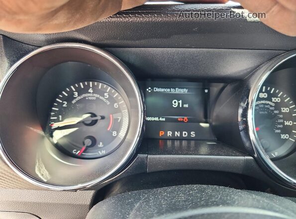 1FA6P8AM0H5226954 2017 FORD MUSTANG Черный Вид щитка приборов