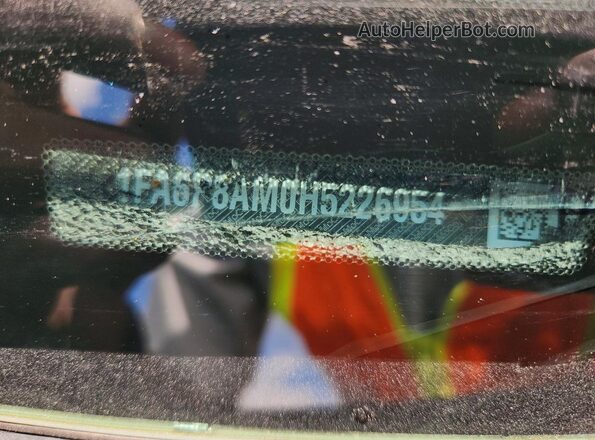 1FA6P8AM0H5226954 2017 FORD MUSTANG Черный Вид подкапотного пространства