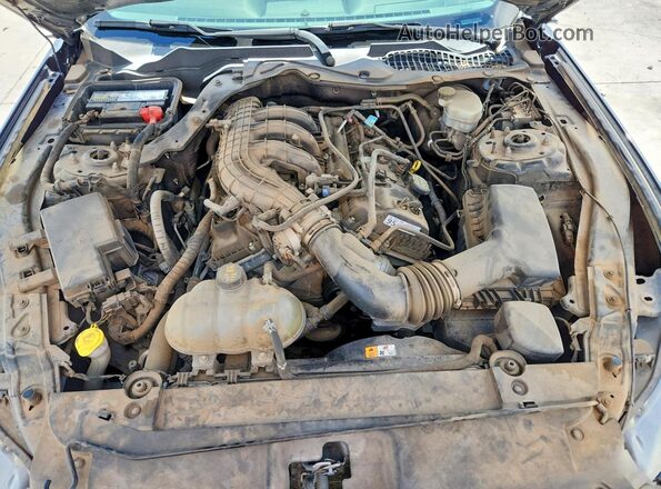 1FA6P8AM0H5226954 2017 FORD MUSTANG Черный Вид задней части салона