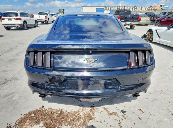 1FA6P8AM0H5226954 2017 FORD MUSTANG Черный Вид сзади
