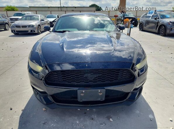 1FA6P8AM0H5226954 2017 FORD MUSTANG Черный Вид спереди