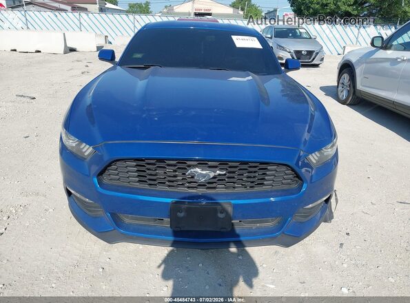 1FA6P8AM0H5254110 2017 FORD MUSTANG Синий Вид щитка приборов