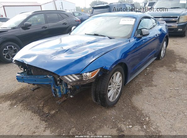 1FA6P8AM0H5276785 2017 FORD MUSTANG Blue Front left