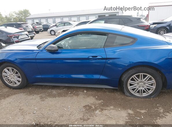 1FA6P8AM0H5276785 2017 FORD MUSTANG Blue Rear interior view