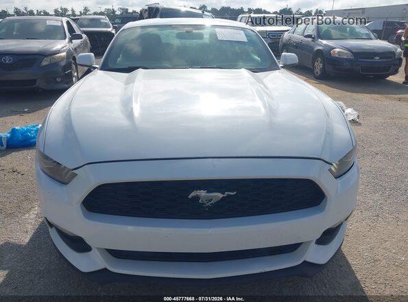 1FA6P8AM0H5342915 2017 FORD MUSTANG White ხელსაწყოთა პანელის ხედი