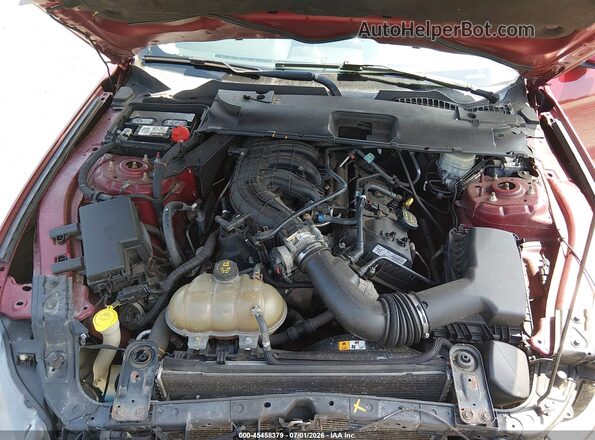 1FA6P8AM1G5208073 2016 FORD MUSTANG Burgundy Vista trasera
