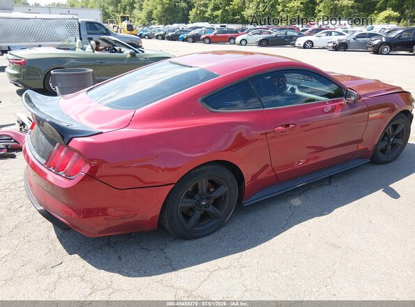 1FA6P8AM1G5208073 2016 FORD MUSTANG Burgundy Trasero derecho