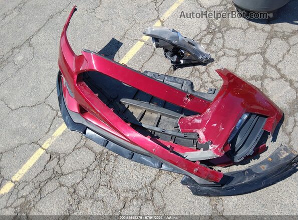 1FA6P8AM1G5208073 2016 FORD MUSTANG Burgundy Vista del cuadro de instrumentos