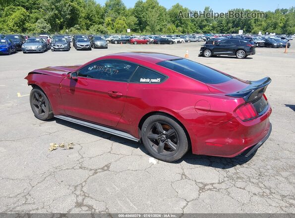 1FA6P8AM1G5208073 2016 FORD MUSTANG Burgundy Trasero izquierdo