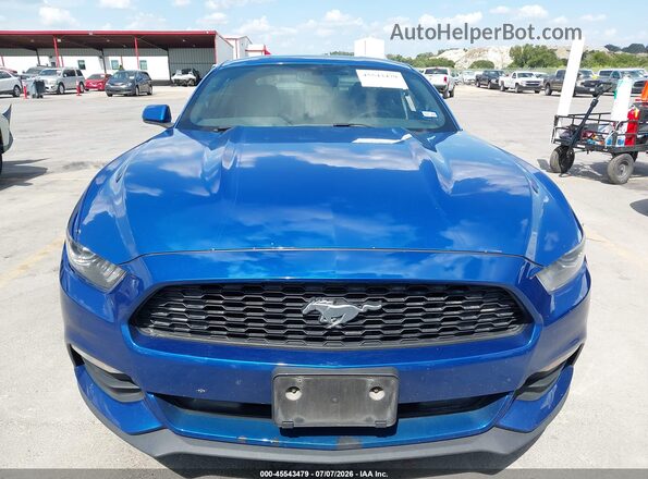 1FA6P8AM1H5340087 2017 FORD MUSTANG Blue Rear interior view