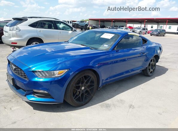 1FA6P8AM1H5340087 2017 FORD MUSTANG Blue Front left