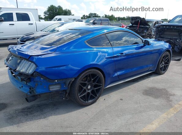 1FA6P8AM1H5340087 2017 FORD MUSTANG Blue Rear right