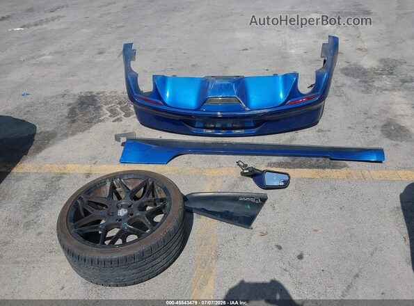 1FA6P8AM1H5340087 2017 FORD MUSTANG Blue Instrument cluster view