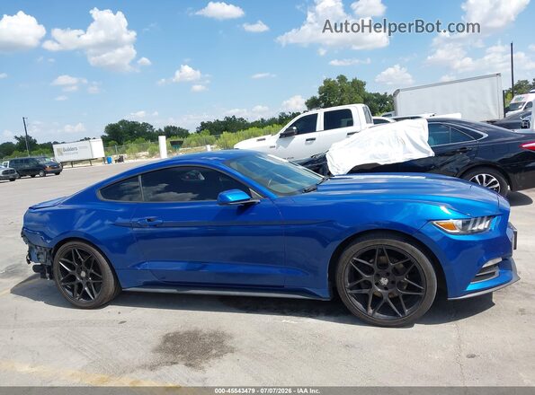 1FA6P8AM1H5340087 2017 FORD MUSTANG Blue 360 interior view