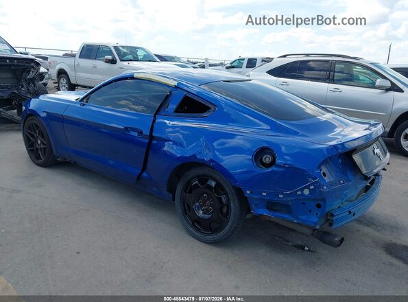 1FA6P8AM1H5340087 2017 FORD MUSTANG Blue Rear left