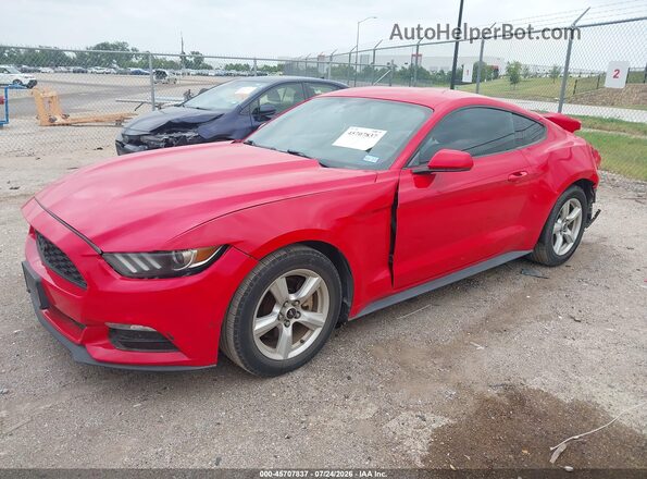 1FA6P8AM2H5276853 2017 FORD MUSTANG Red Przód lewy
