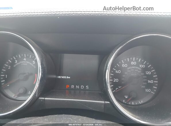 1FA6P8AM2H5276853 2017 FORD MUSTANG Red Widok tylnych siedzeń