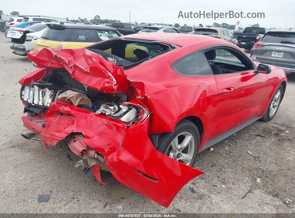 1FA6P8AM2H5276853 2017 FORD MUSTANG Red Widok z przodu