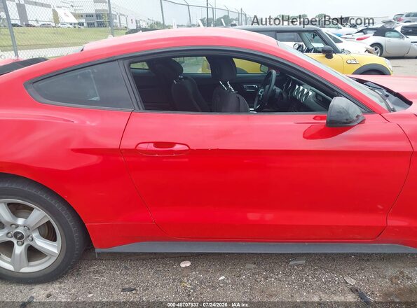1FA6P8AM2H5276853 2017 FORD MUSTANG Red Widok zestawu wskaźników