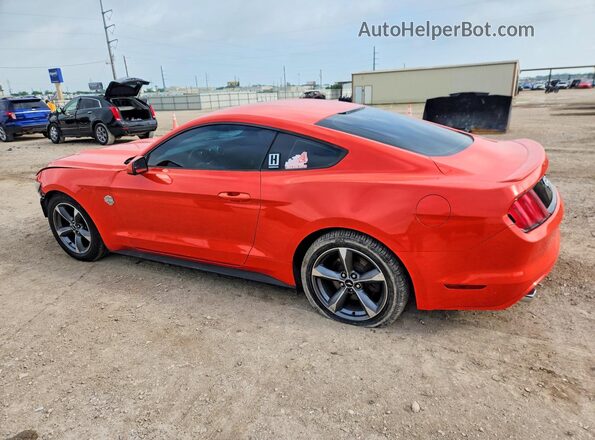 1FA6P8AM3G5237462 2016 FORD MUSTANG Orange Trasero izquierdo