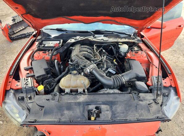 1FA6P8AM3G5237462 2016 FORD MUSTANG Orange Vista interior trasera