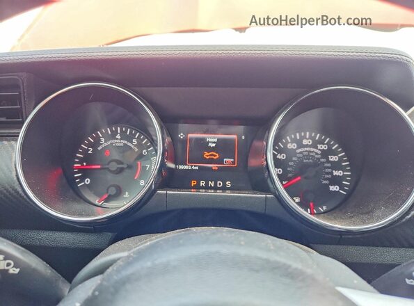 1FA6P8AM3G5237462 2016 FORD MUSTANG Orange Vista del cuadro de instrumentos