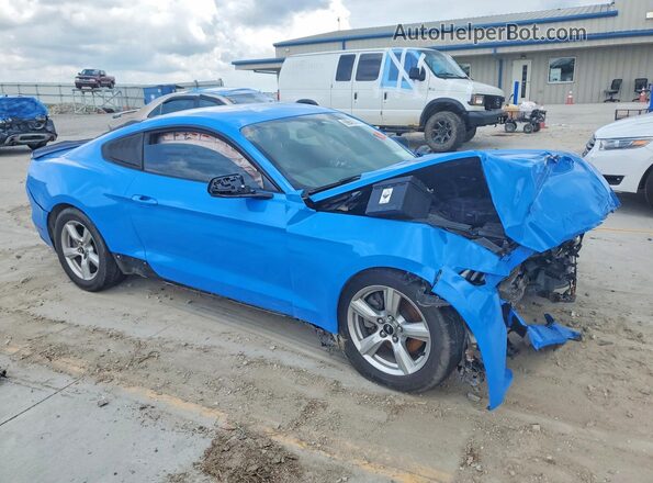 1FA6P8AM3G5271398 2016 FORD MUSTANG Blue Передня права чверть