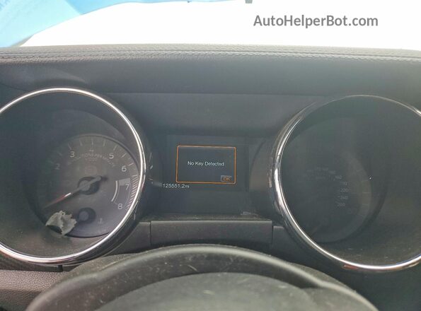 1FA6P8AM3G5271398 2016 FORD MUSTANG Blue Вид щитка приладів
