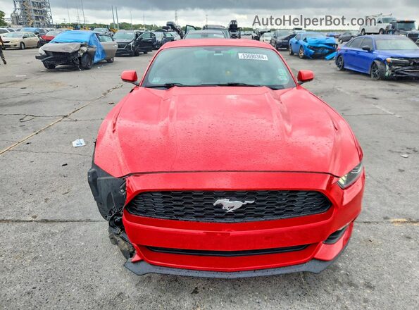 1FA6P8AM3G5272003 2016 FORD MUSTANG Красный Вид спереди